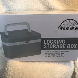 CYPRESS SUNRISE: Locking Storage Box